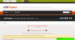 Desktop Screenshot of aofozetleri.com
